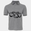 JB's  BIRDS EYE POLO   CHARCOAL - S Thumbnail