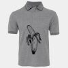 JB's  BIRDS EYE POLO   CHARCOAL - S Thumbnail