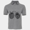 JB's  BIRDS EYE POLO   CHARCOAL - S Thumbnail