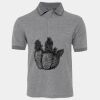 JB's  BIRDS EYE POLO   CHARCOAL - S Thumbnail