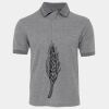 JB's  BIRDS EYE POLO   CHARCOAL - S Thumbnail