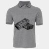 JB's  BIRDS EYE POLO   CHARCOAL - S Thumbnail