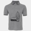 JB's  BIRDS EYE POLO   CHARCOAL - S Thumbnail