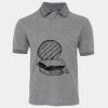 JB's  BIRDS EYE POLO   CHARCOAL - S Thumbnail