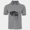 JB's  BIRDS EYE POLO   CHARCOAL - S Thumbnail