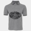 JB's  BIRDS EYE POLO   CHARCOAL - S Thumbnail