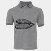 JB's  BIRDS EYE POLO   CHARCOAL - S Thumbnail