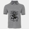 JB's  BIRDS EYE POLO   CHARCOAL - S Thumbnail