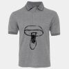 JB's  BIRDS EYE POLO   CHARCOAL - S Thumbnail