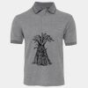 JB's  BIRDS EYE POLO   CHARCOAL - S Thumbnail