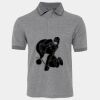 JB's  BIRDS EYE POLO   CHARCOAL - S Thumbnail