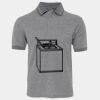 JB's  BIRDS EYE POLO   CHARCOAL - S Thumbnail
