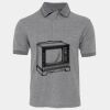 JB's  BIRDS EYE POLO   CHARCOAL - S Thumbnail