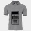 JB's  BIRDS EYE POLO   CHARCOAL - S Thumbnail