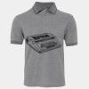 JB's  BIRDS EYE POLO   CHARCOAL - S Thumbnail