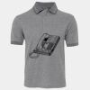 JB's  BIRDS EYE POLO   CHARCOAL - S Thumbnail