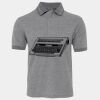 JB's  BIRDS EYE POLO   CHARCOAL - S Thumbnail