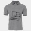 JB's  BIRDS EYE POLO   CHARCOAL - S Thumbnail