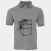 JB's  BIRDS EYE POLO   CHARCOAL - S Thumbnail