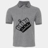 JB's  BIRDS EYE POLO   CHARCOAL - S Thumbnail