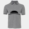 JB's  BIRDS EYE POLO   CHARCOAL - S Thumbnail