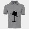 JB's  BIRDS EYE POLO   CHARCOAL - S Thumbnail