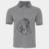 JB's  BIRDS EYE POLO   CHARCOAL - S Thumbnail