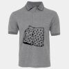 JB's  BIRDS EYE POLO   CHARCOAL - S Thumbnail