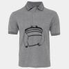 JB's  BIRDS EYE POLO   CHARCOAL - S Thumbnail