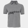 JB's  BIRDS EYE POLO   CHARCOAL - S Thumbnail