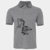 JB's  BIRDS EYE POLO   CHARCOAL - S Thumbnail