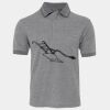 JB's  BIRDS EYE POLO   CHARCOAL - S Thumbnail