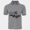 JB's  BIRDS EYE POLO   CHARCOAL - S Thumbnail