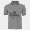 JB's  BIRDS EYE POLO   CHARCOAL - S Thumbnail