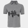 JB's  BIRDS EYE POLO   CHARCOAL - S Thumbnail
