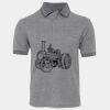 JB's  BIRDS EYE POLO   CHARCOAL - S Thumbnail