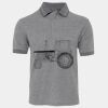 JB's  BIRDS EYE POLO   CHARCOAL - S Thumbnail