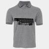 JB's  BIRDS EYE POLO   CHARCOAL - S Thumbnail