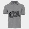 JB's  BIRDS EYE POLO   CHARCOAL - S Thumbnail