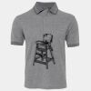 JB's  BIRDS EYE POLO   CHARCOAL - S Thumbnail