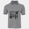 JB's  BIRDS EYE POLO   CHARCOAL - S Thumbnail