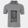 JB's  BIRDS EYE POLO   CHARCOAL - S Thumbnail