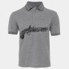 JB's  BIRDS EYE POLO   CHARCOAL - S Thumbnail