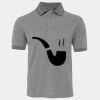 JB's  BIRDS EYE POLO   CHARCOAL - S Thumbnail