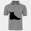JB's  BIRDS EYE POLO   CHARCOAL - S Thumbnail