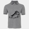JB's  BIRDS EYE POLO   CHARCOAL - S Thumbnail