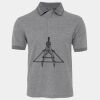 JB's  BIRDS EYE POLO   CHARCOAL - S Thumbnail