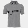 JB's  BIRDS EYE POLO   CHARCOAL - S Thumbnail