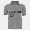 JB's  BIRDS EYE POLO   CHARCOAL - S Thumbnail