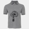 JB's  BIRDS EYE POLO   CHARCOAL - S Thumbnail